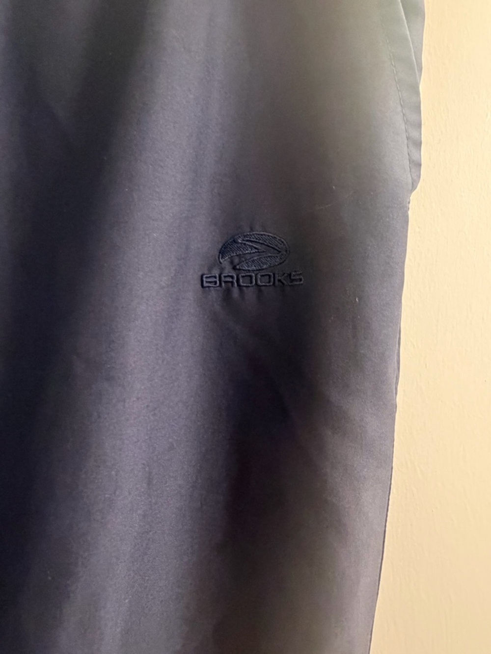 Brooks Navy Athletic Shorts with Elastic Waist